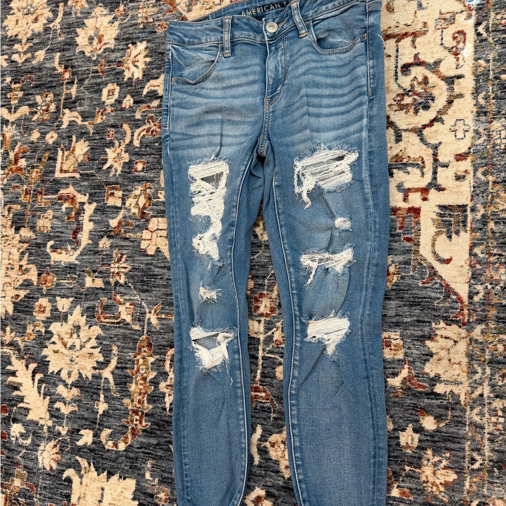 American Eagle Outfitters Distressed Jeggings